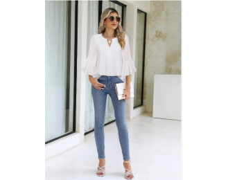 V-neck business shirt